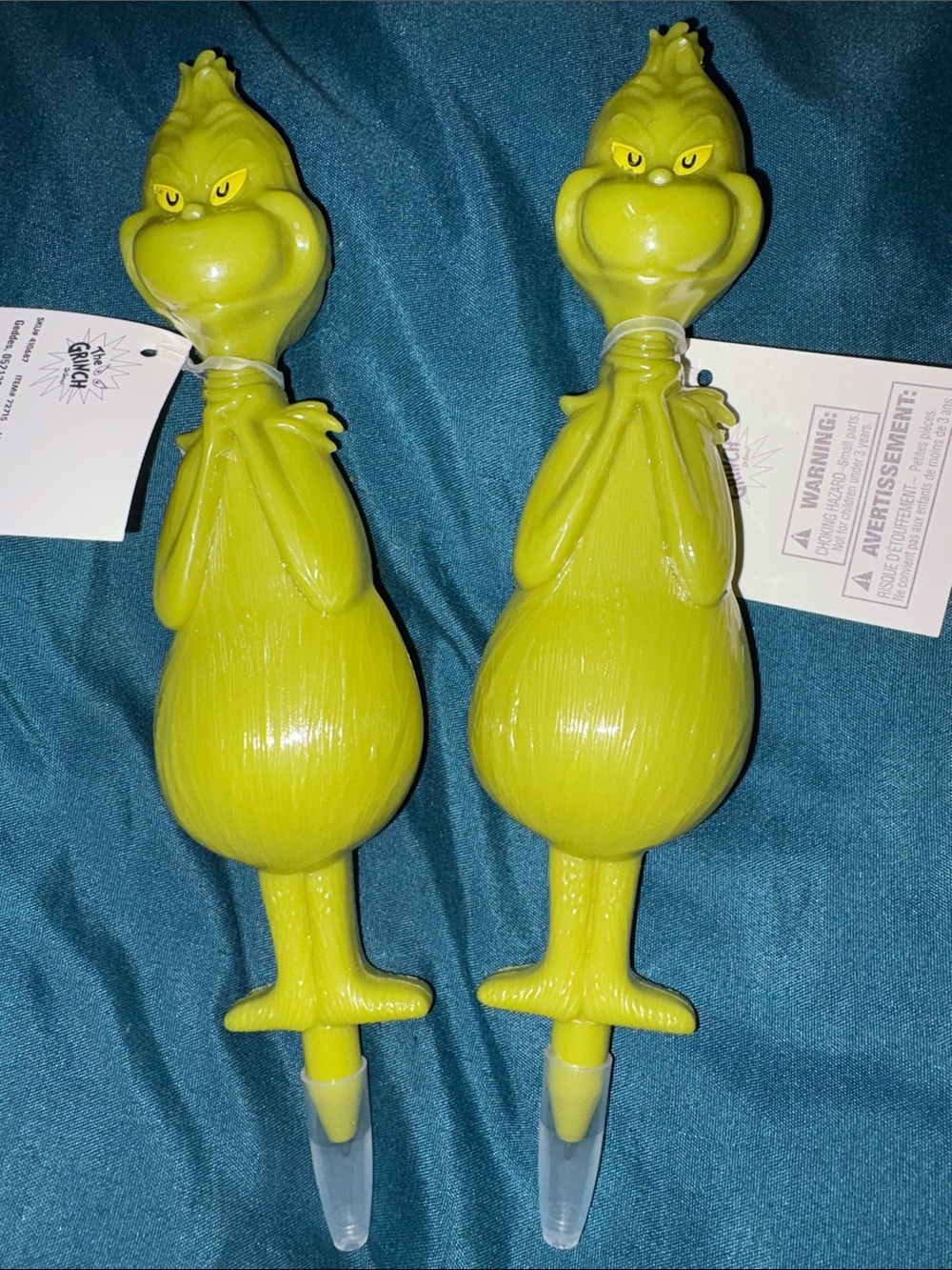 Grinch Holiday ink Pens - Pair
